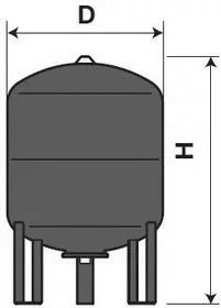 Расширительный бак Flamco Flexcon R 80 л 6 бар настенный 16083RU