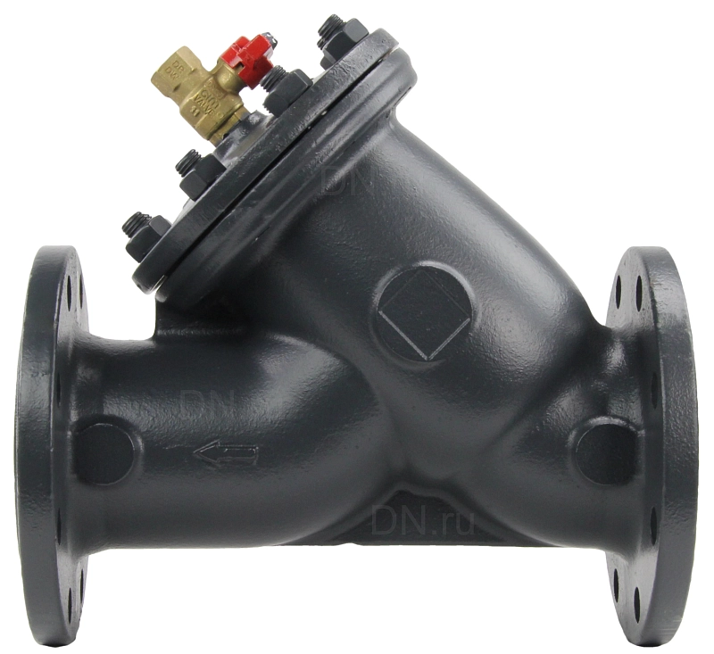 Фильтр сетчатый чугунный Danfoss FVF Ду300 Ру16 с дренажным краном фланцевый 065B7739